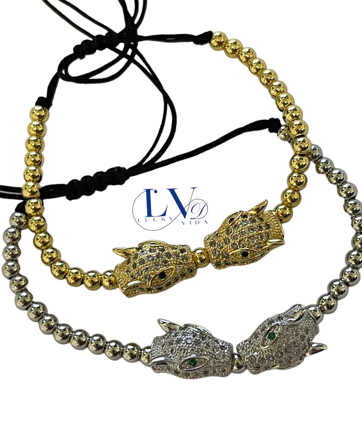 Two tiger beads adjustable