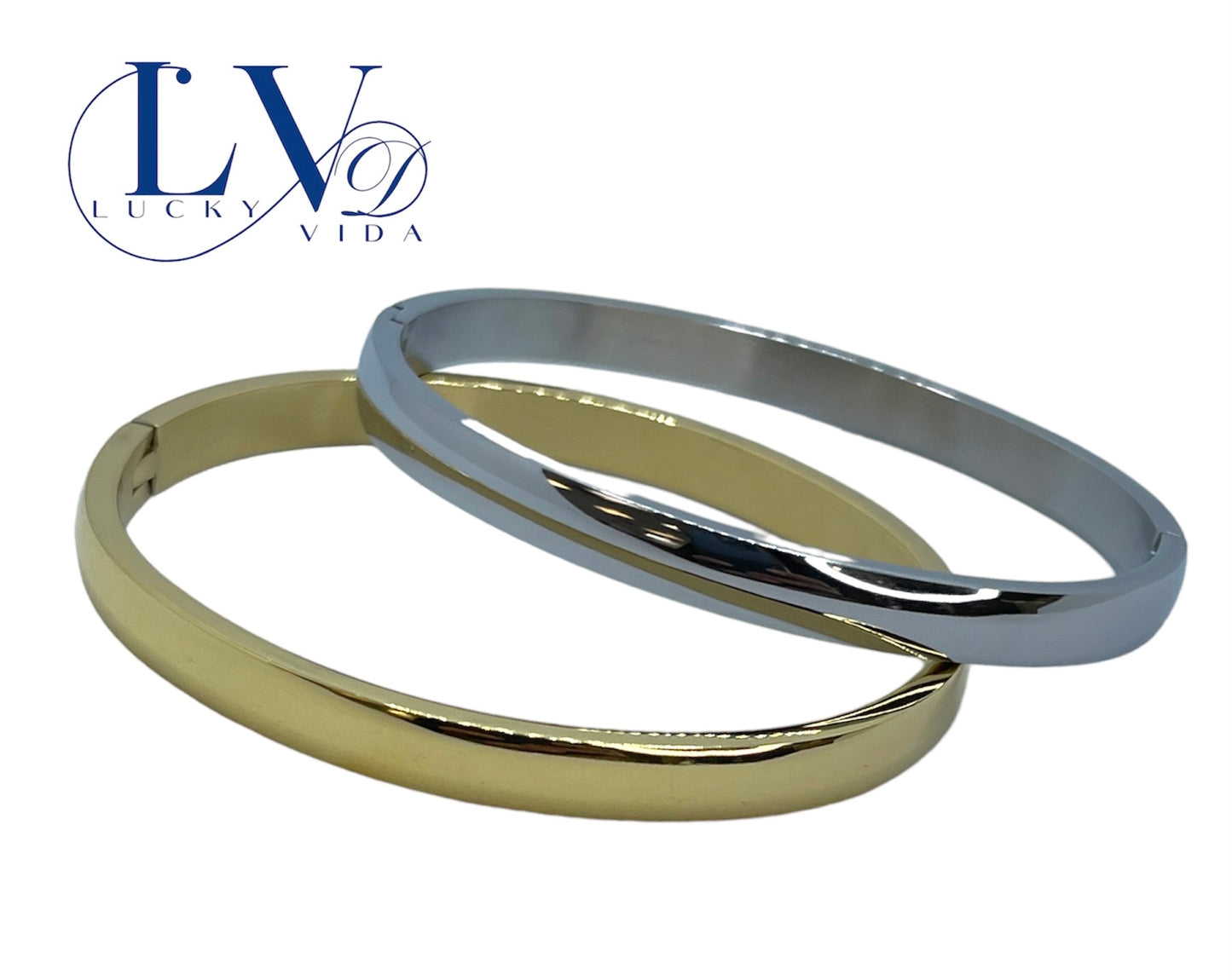 Bangle plain stainless steel
