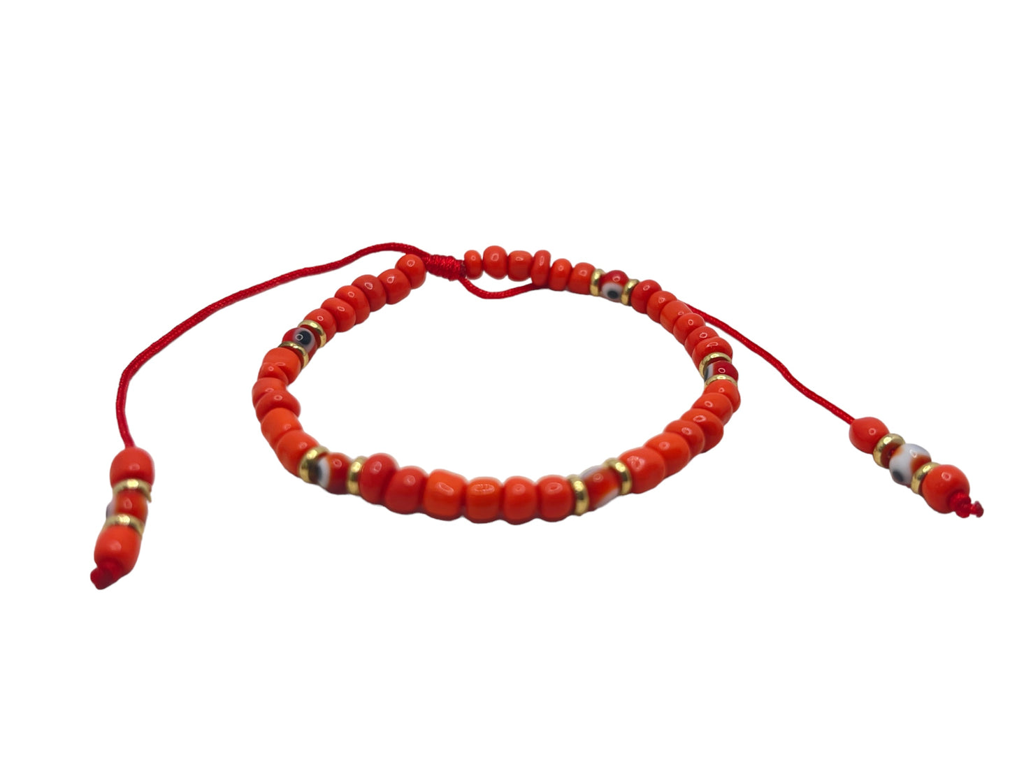 Beads bracelets colors with evil eye lucky