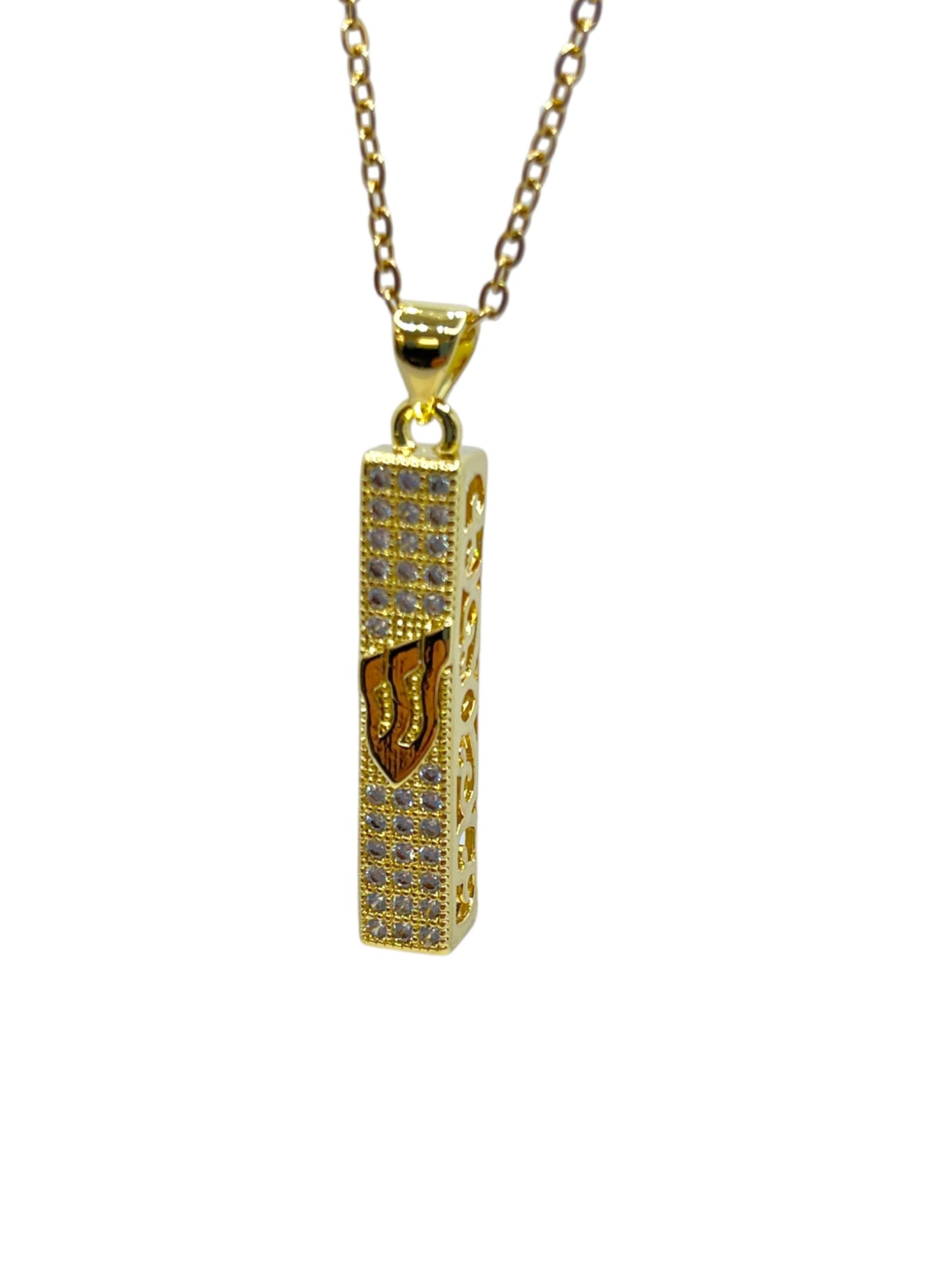 Mezusa necklaces stainless steel