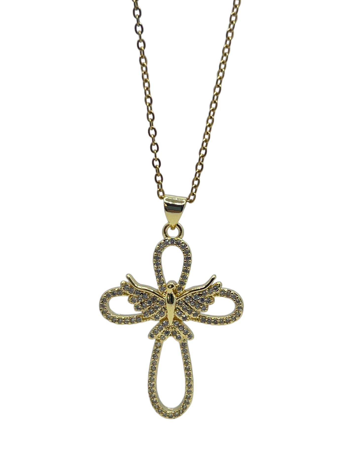 Cross spirit necklaces stainless steel