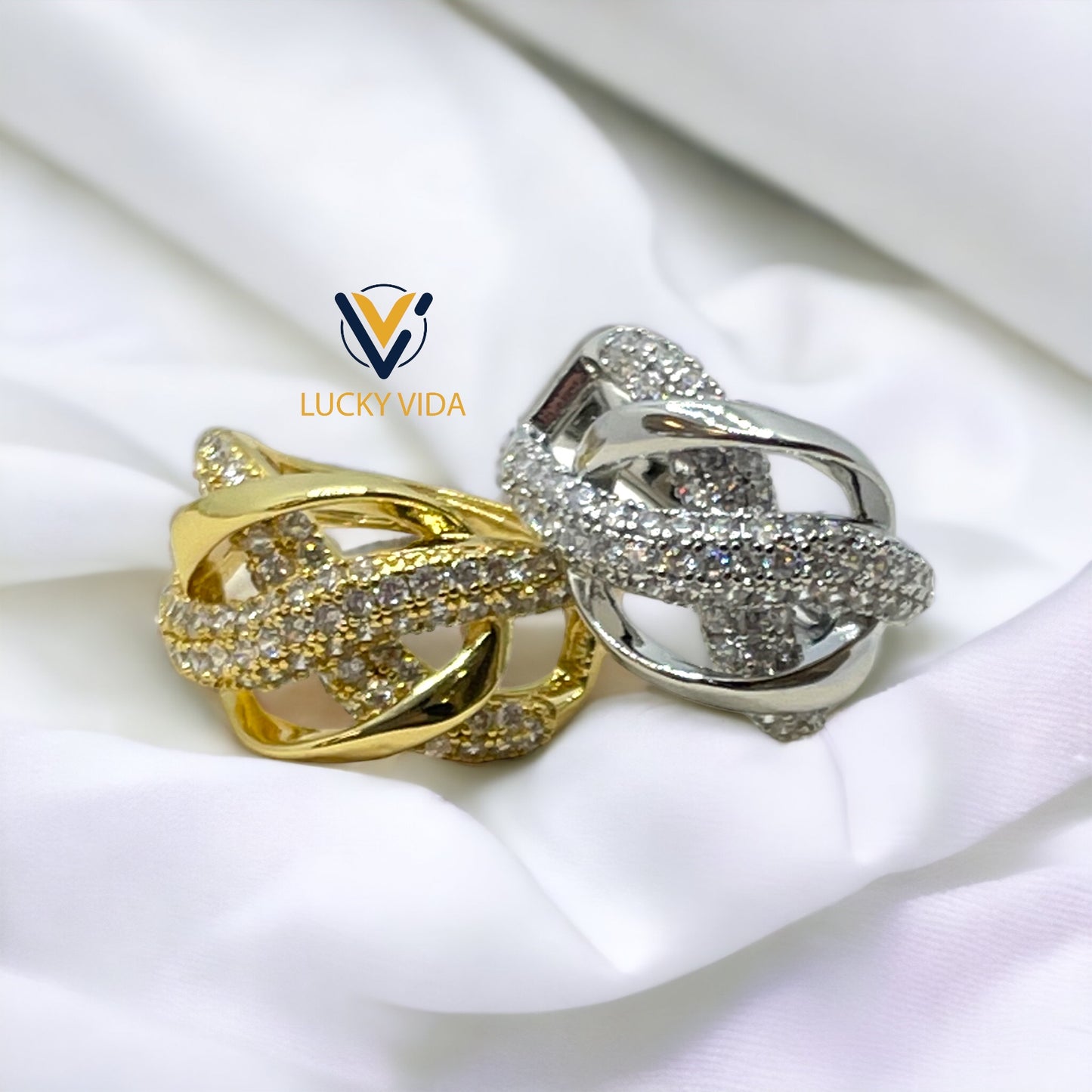 Infinity zirconia adjustable Ring