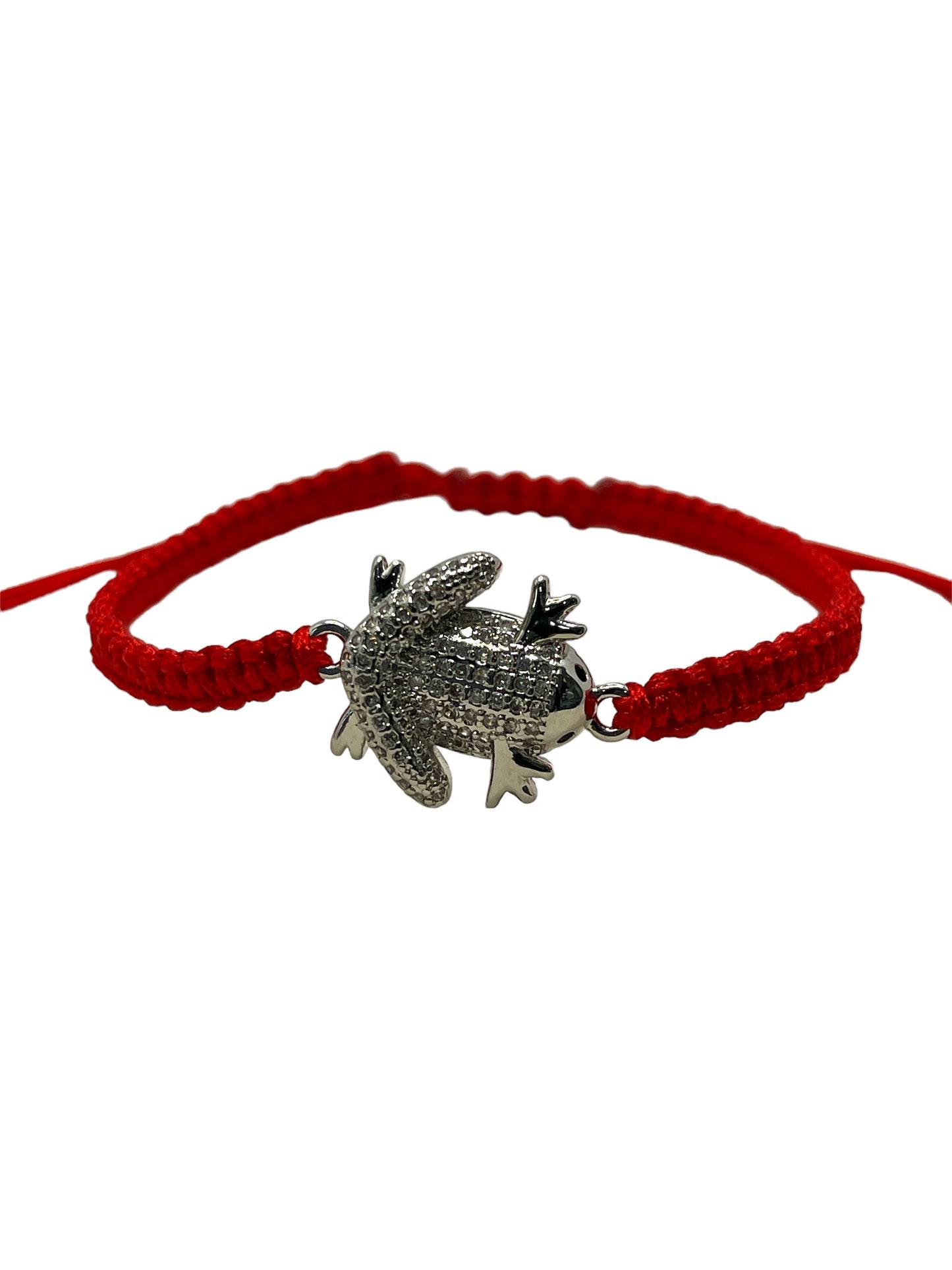 RED STRING FROG MACRAME DZ