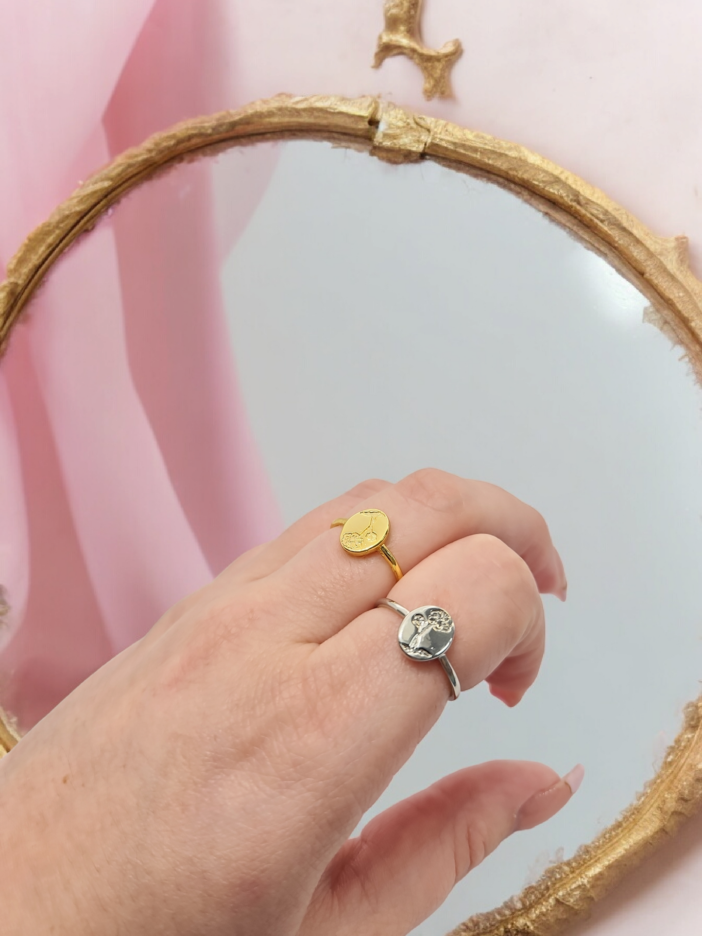 Rose plane adjustable Ring