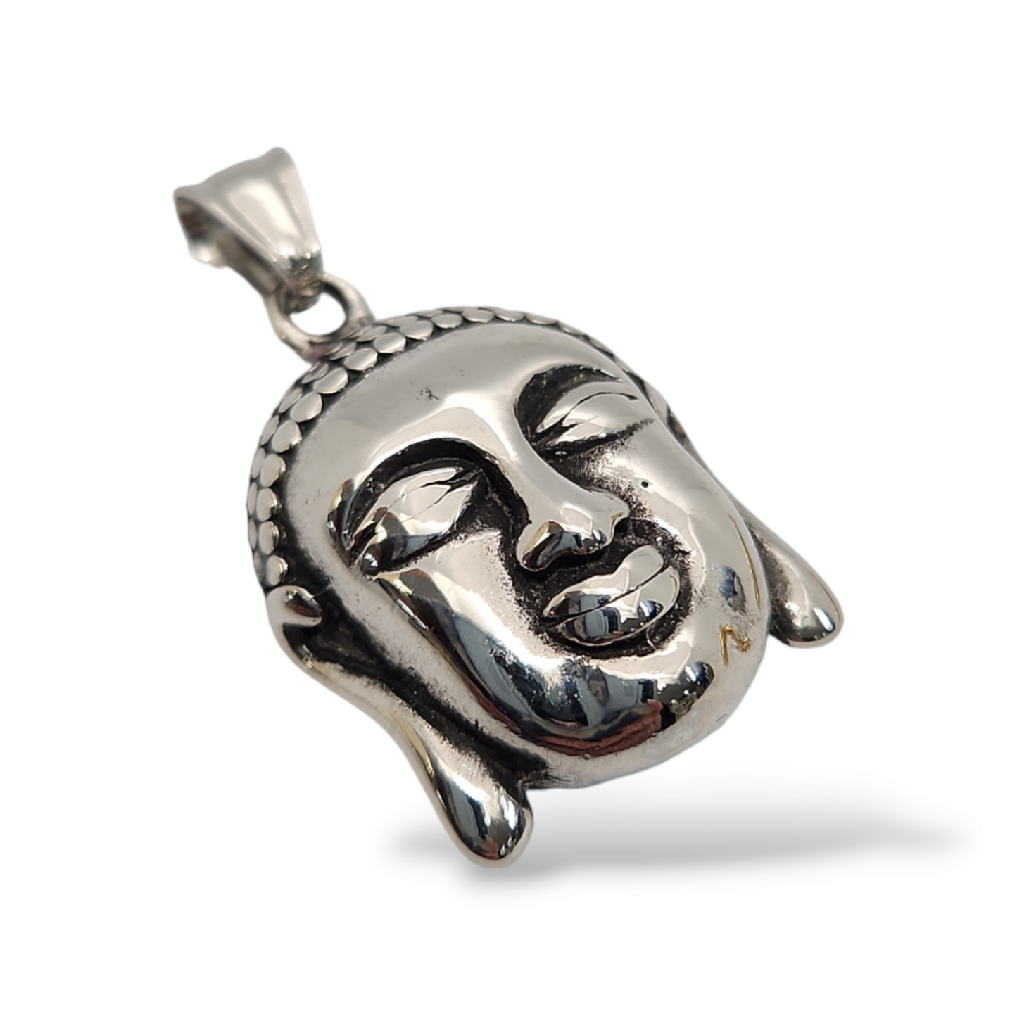 Face Buddha pendant stainless steel