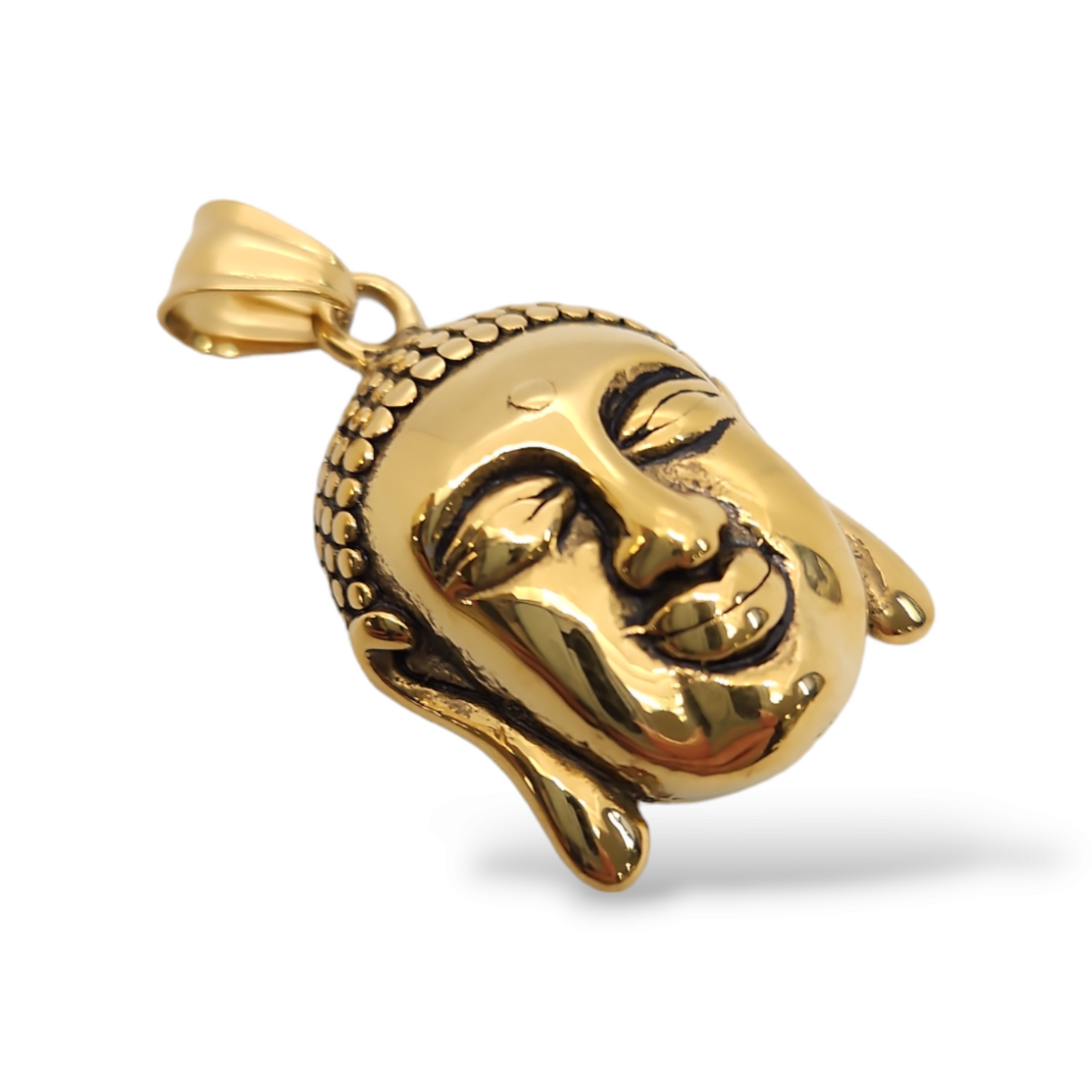 Face Buddha pendant stainless steel