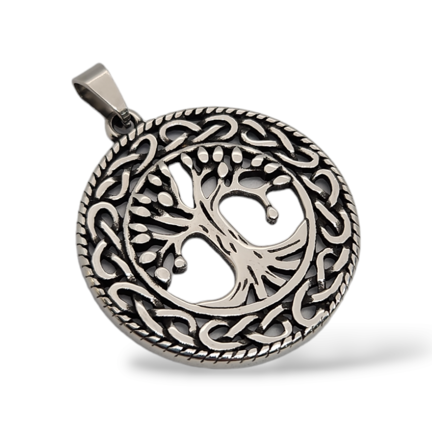Tree of life pendant stainless steel