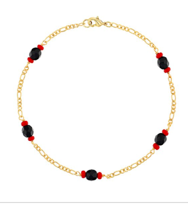 BABY azabache bracelet gold-plated