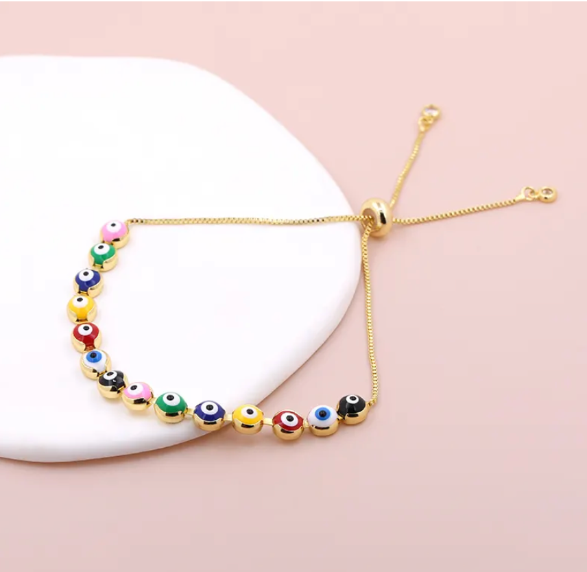 multi eyes adjustable bracelet