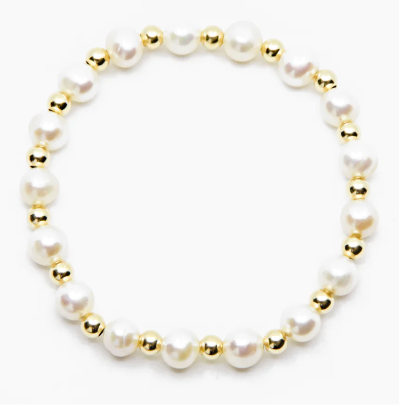 Perls beads bracelet 6mm