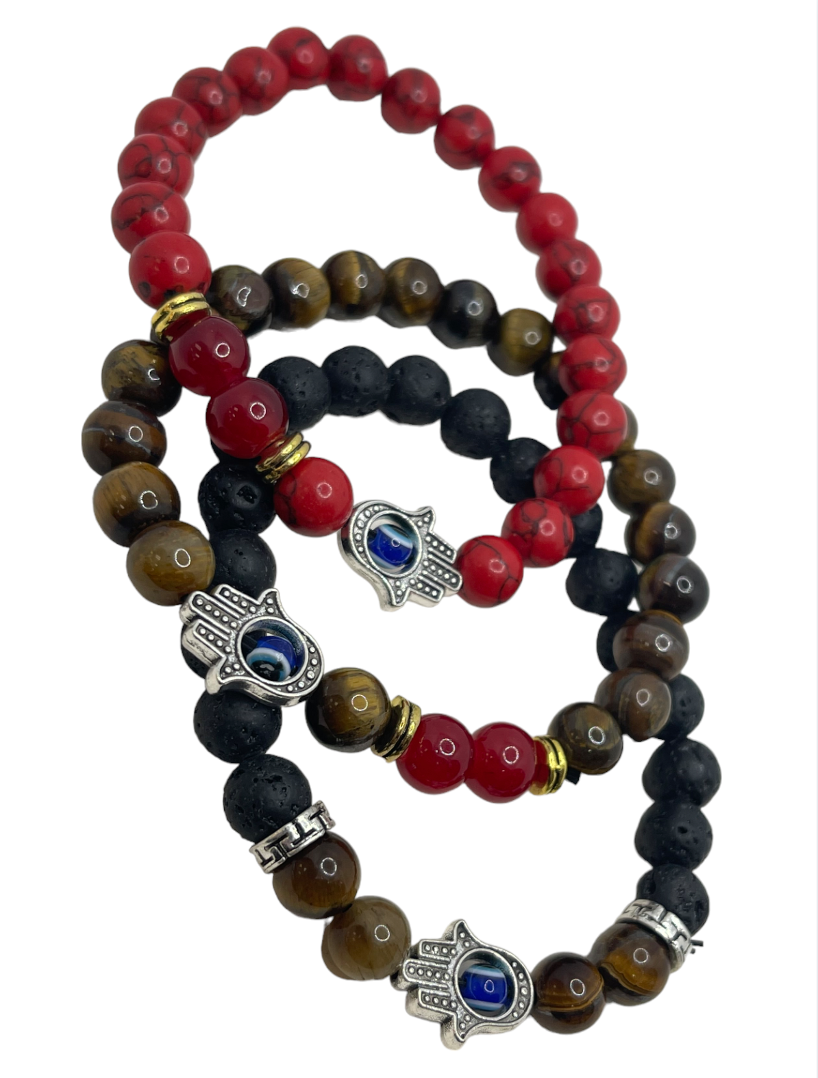 Hamsa beads bracelet 8MM