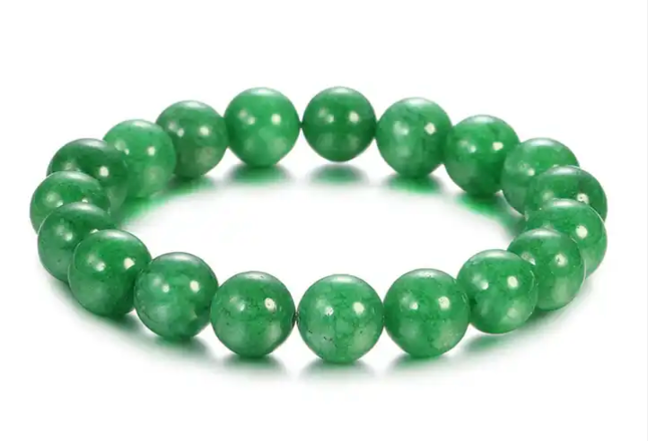 Jade Green Beads 8 mm- 10mm JADE