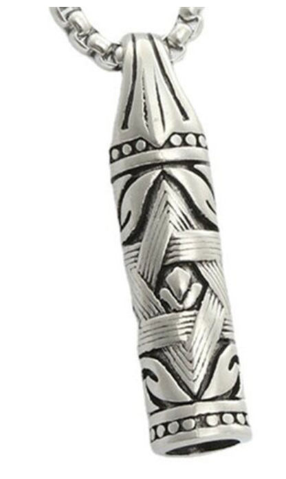 Mezusa pendant STAINLESS STEEL