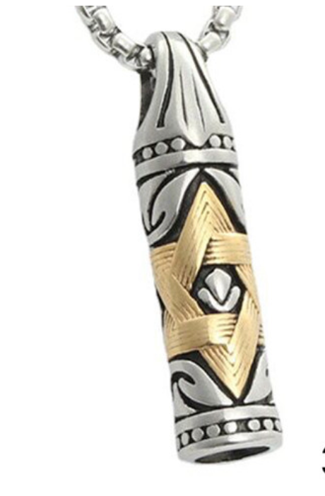 Mezusa pendant STAINLESS STEEL