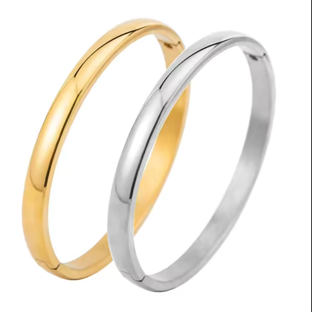 Bangle plain stainless steel