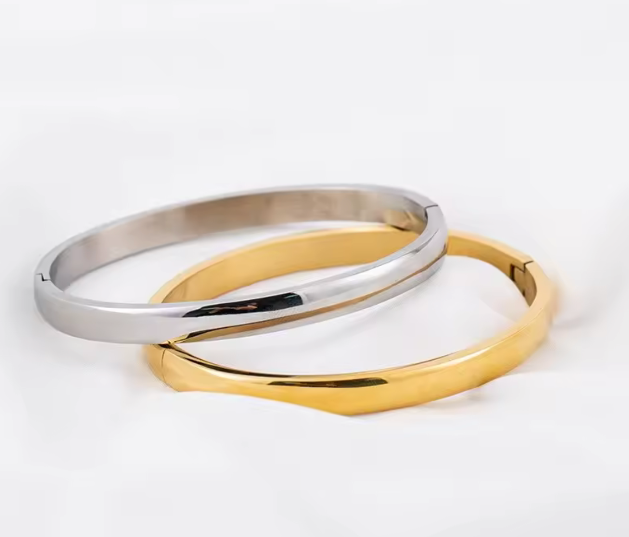 Bangle plain stainless steel