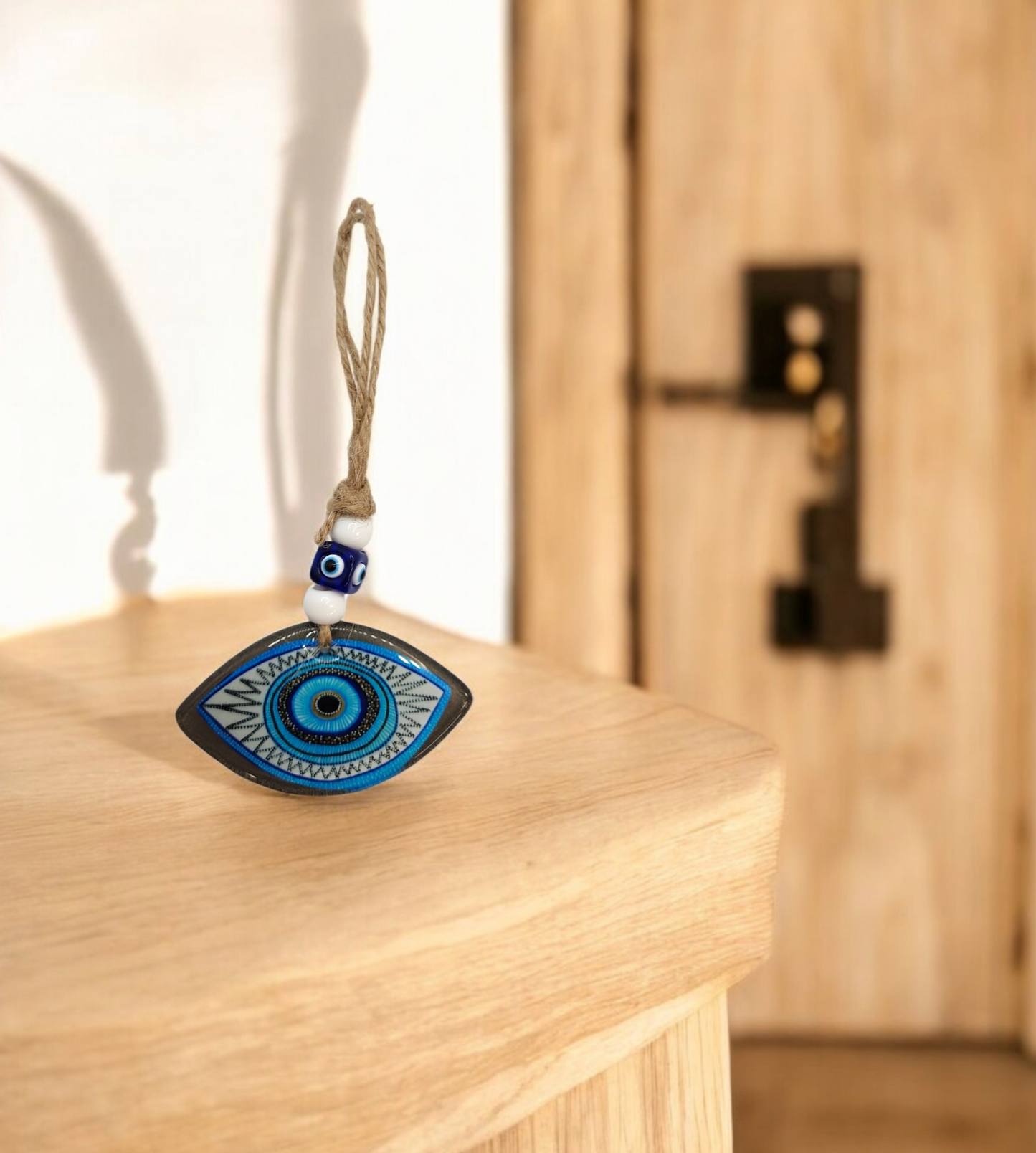 Evil eye glass Turkish eye handing 3"