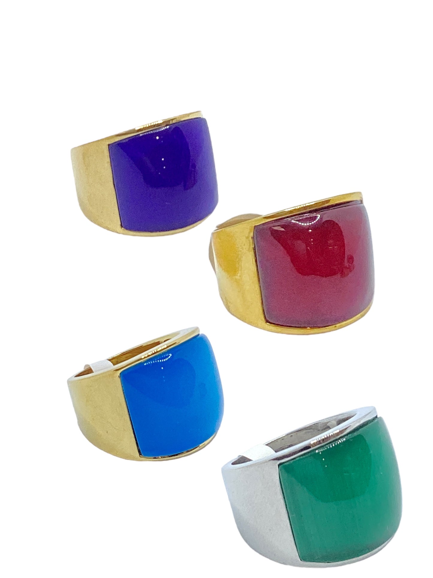 Stainless steel stone ring
