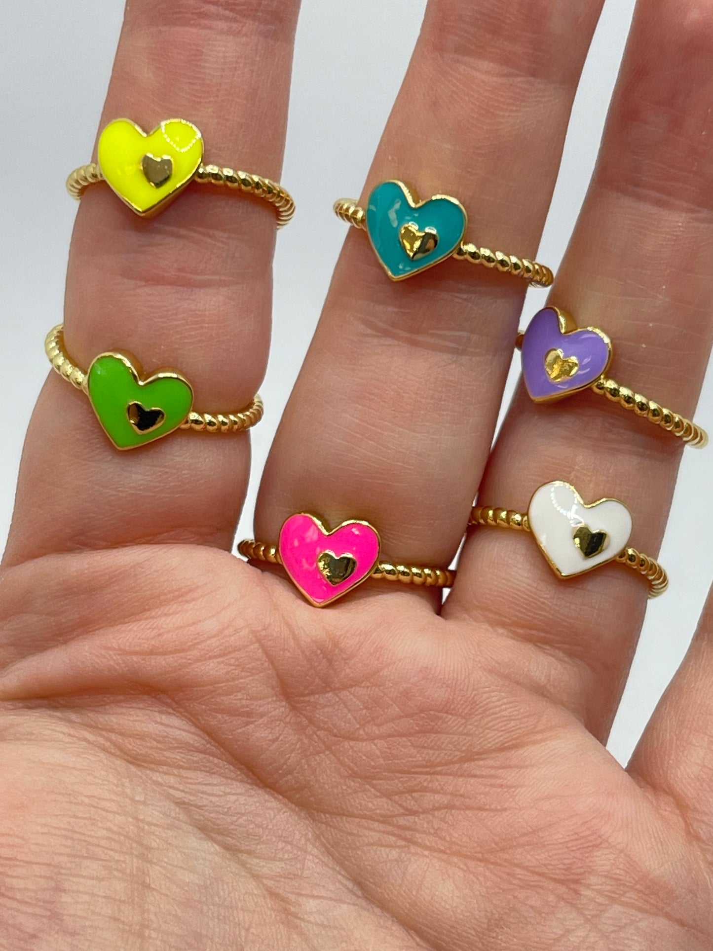 Neon adjustable ring