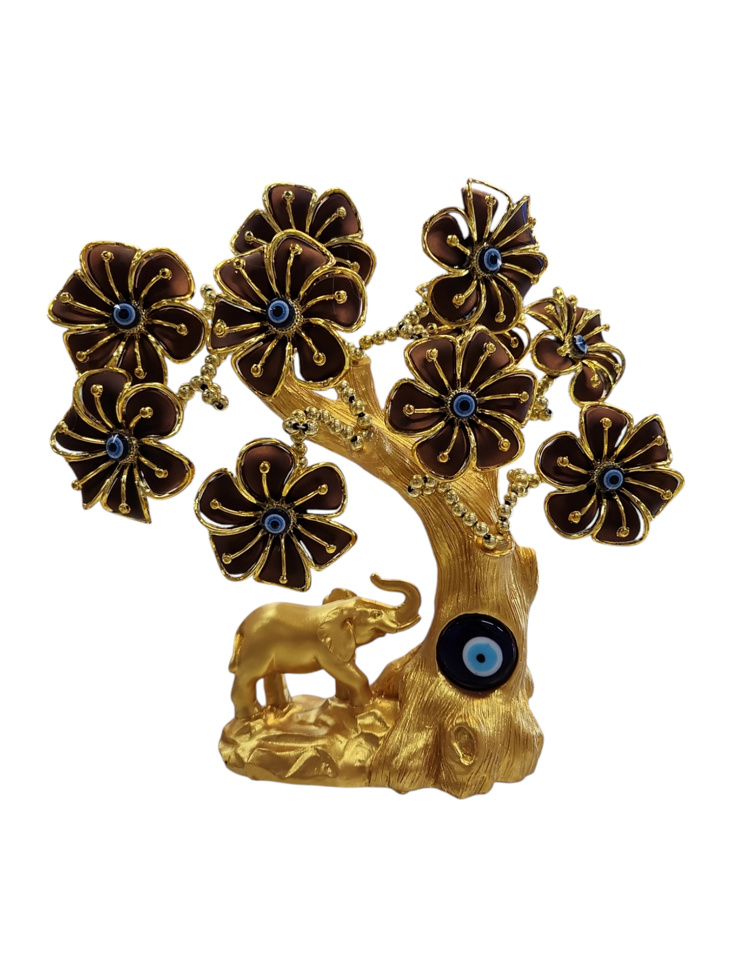 Gold Tree Evil eye flower