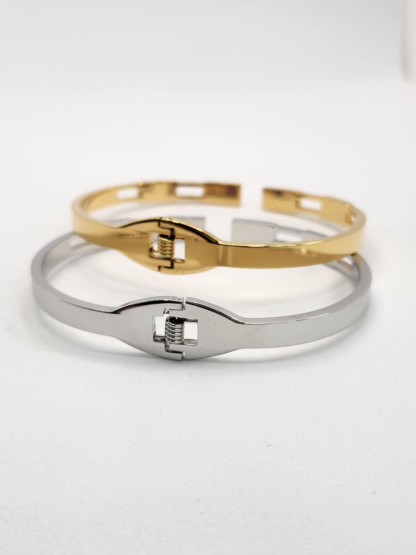 Adjustable Mixed Color Inlay High Quality CZ Stone Silver Bangle