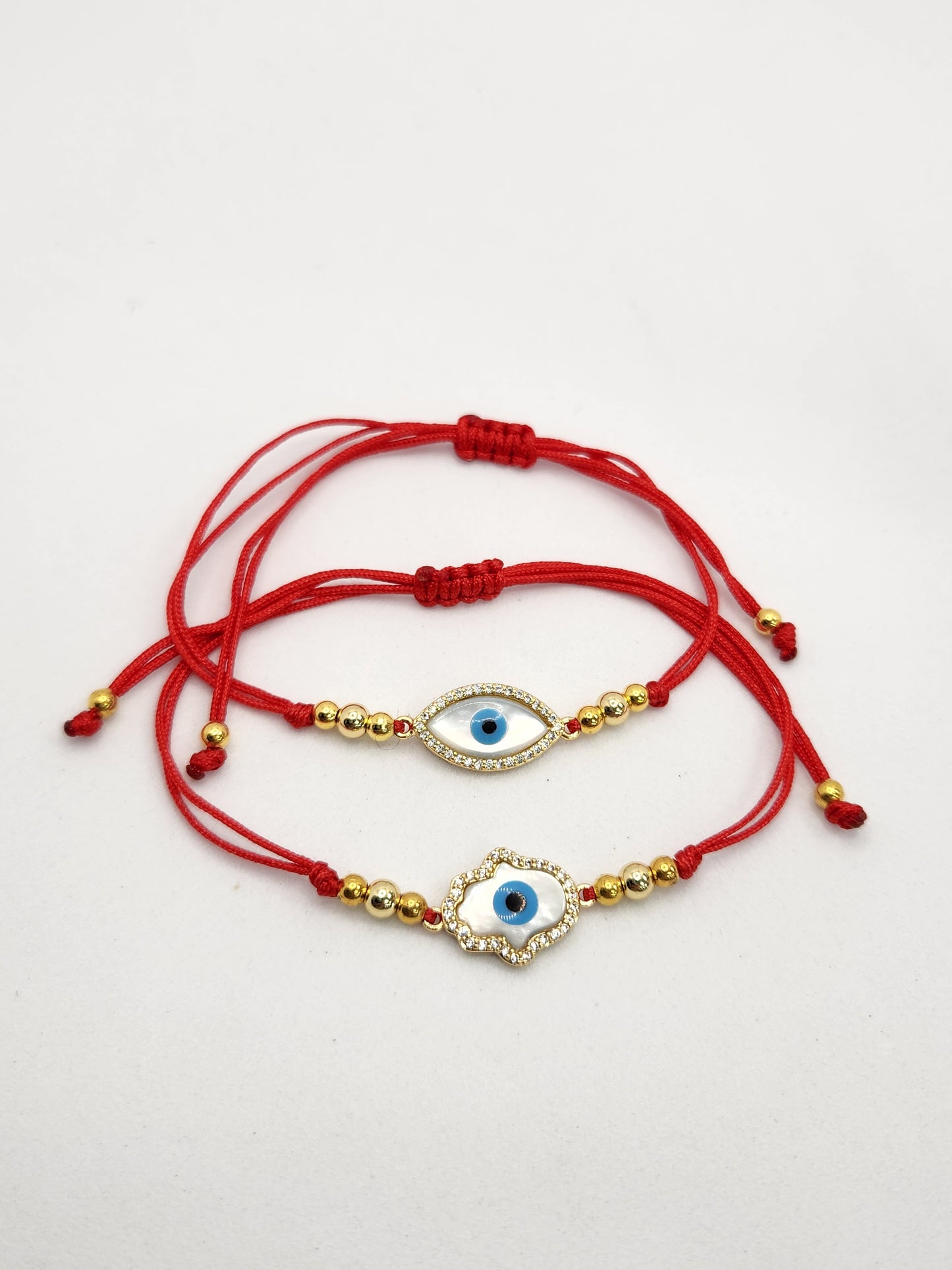 Hamsa and eye balls string Zirconia full
