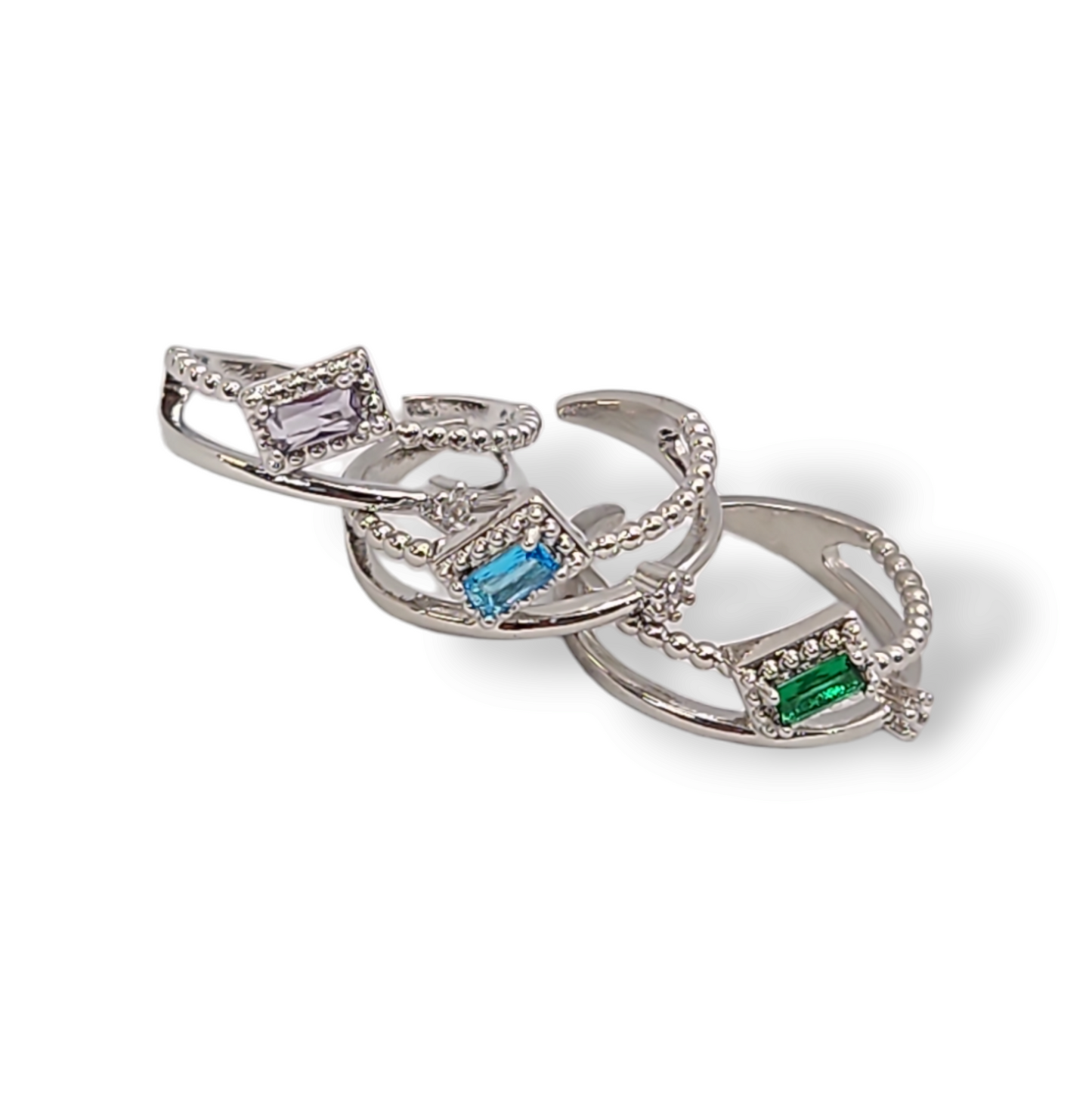 Ring stone square adjustable