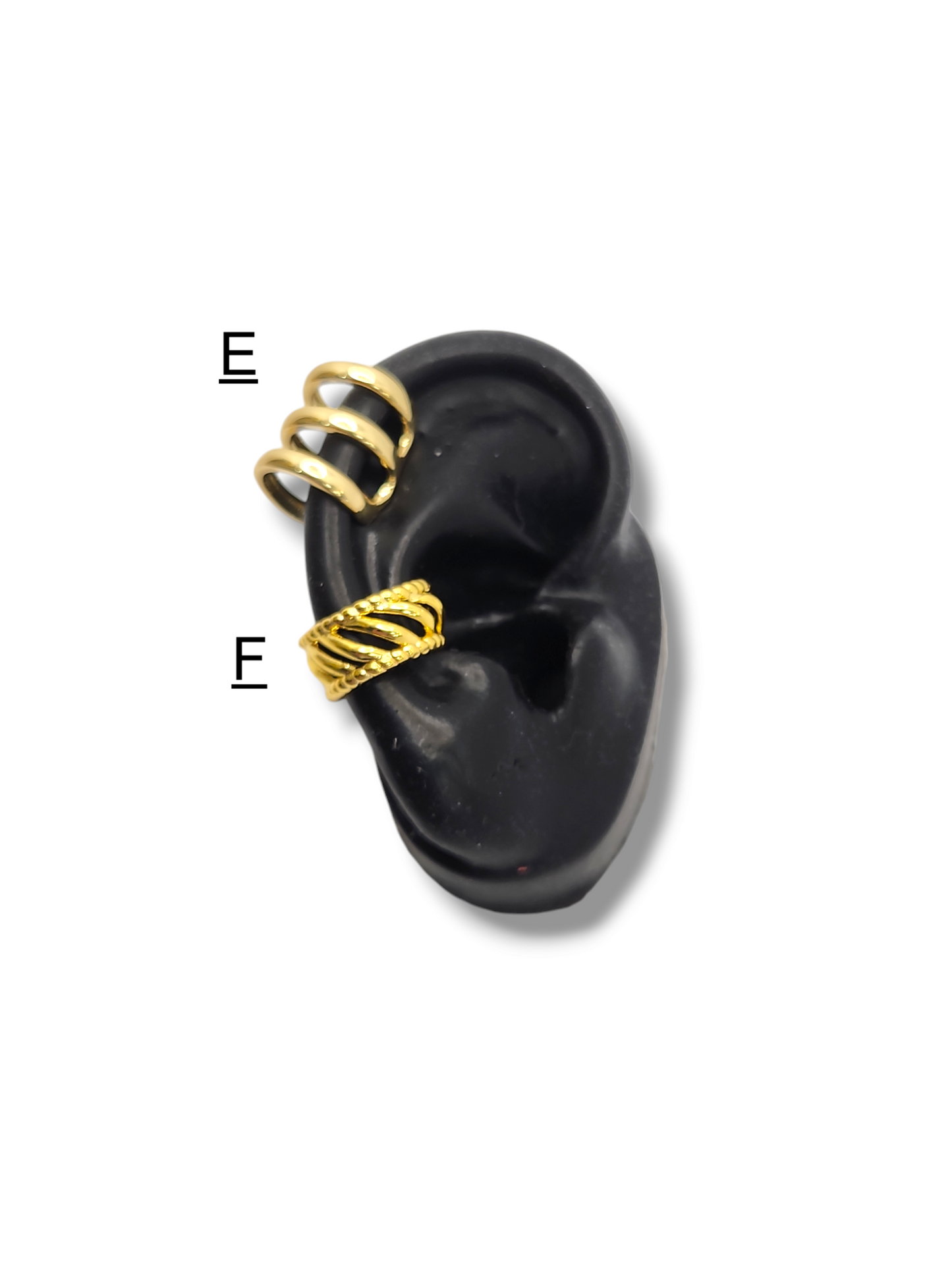 Earcuffs stainless steel ( 2 pcs pack)