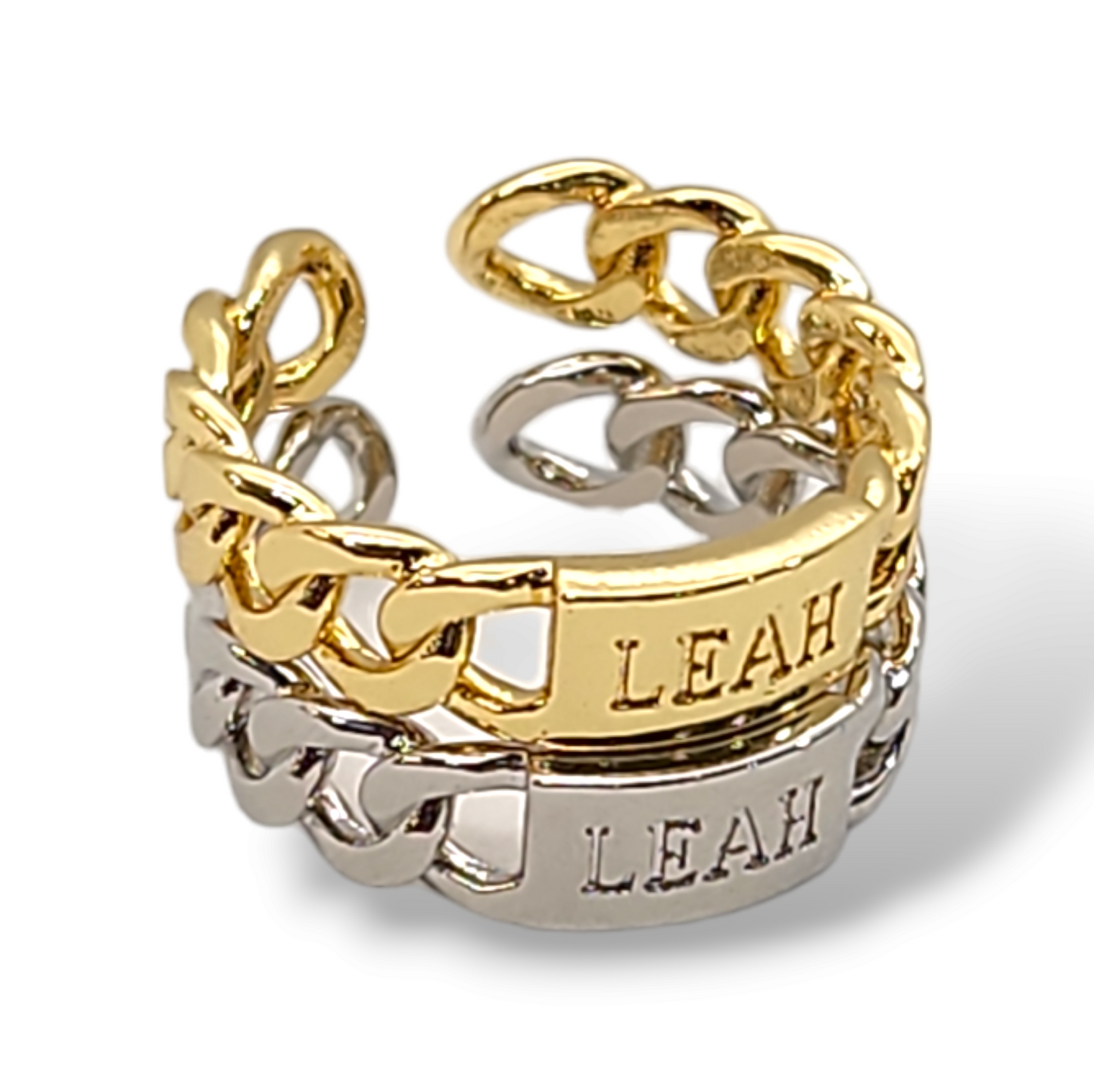 Leah Cuban plane adjustable Ring