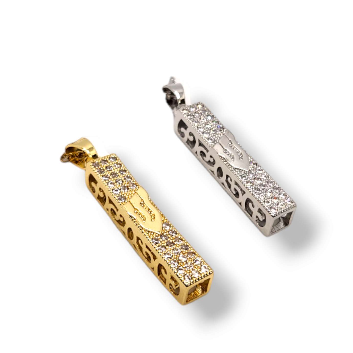 Mezusa necklaces stainless steel