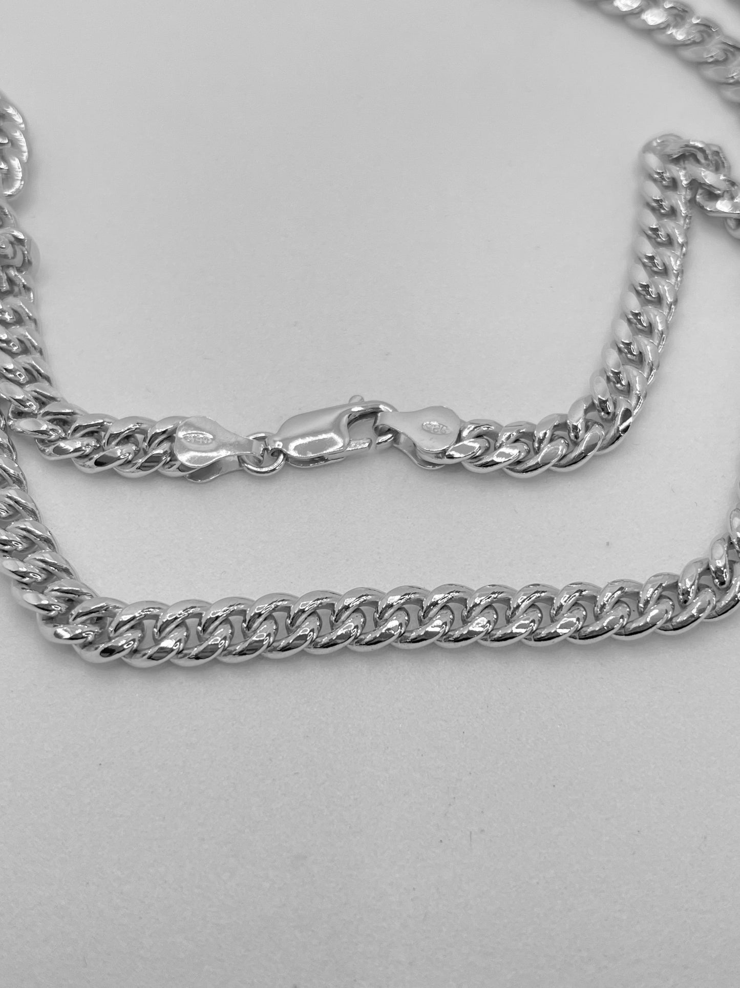 925 s sterling silver cuban chain 24"