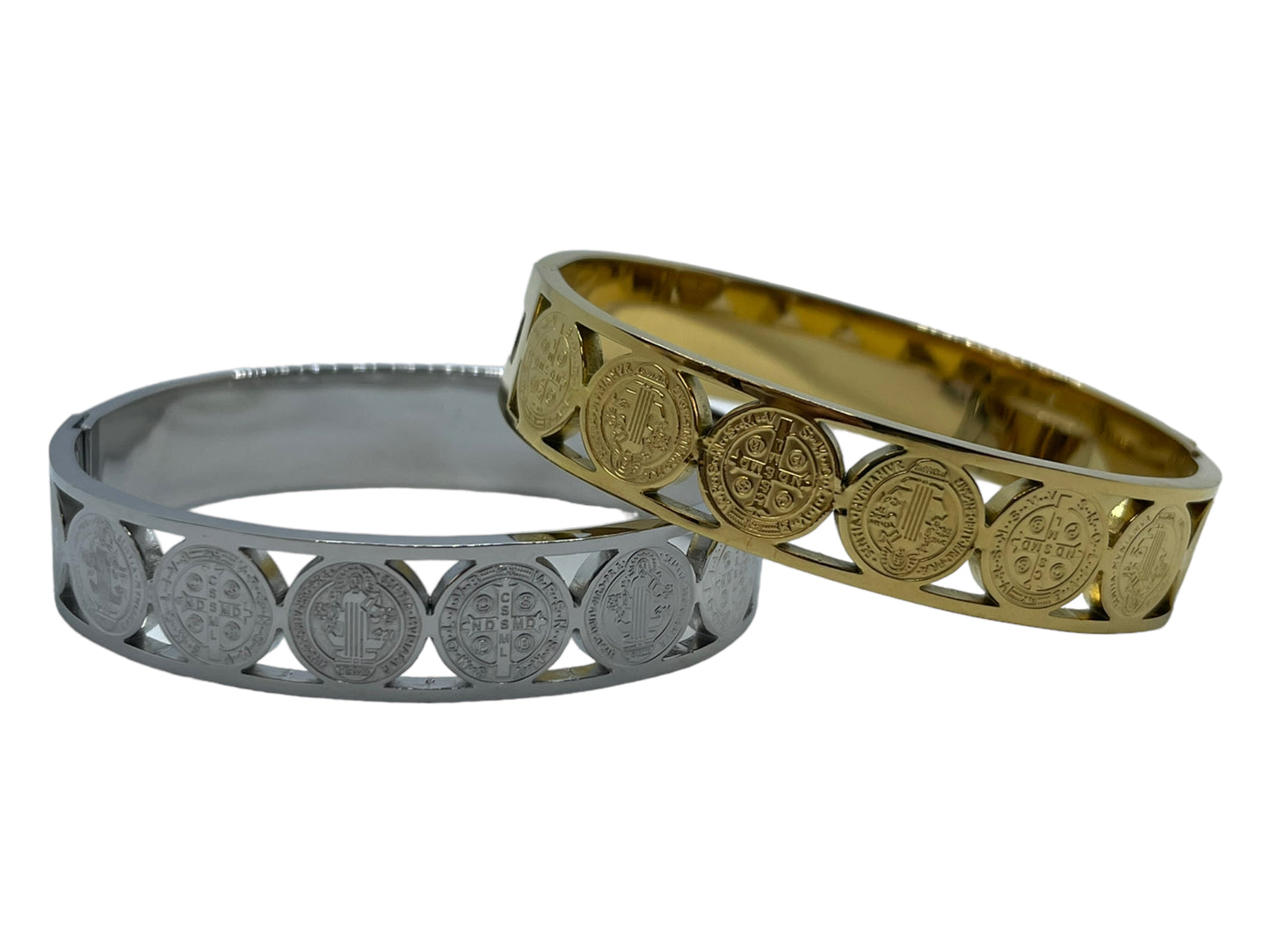 San benito coins bangle stainless steel