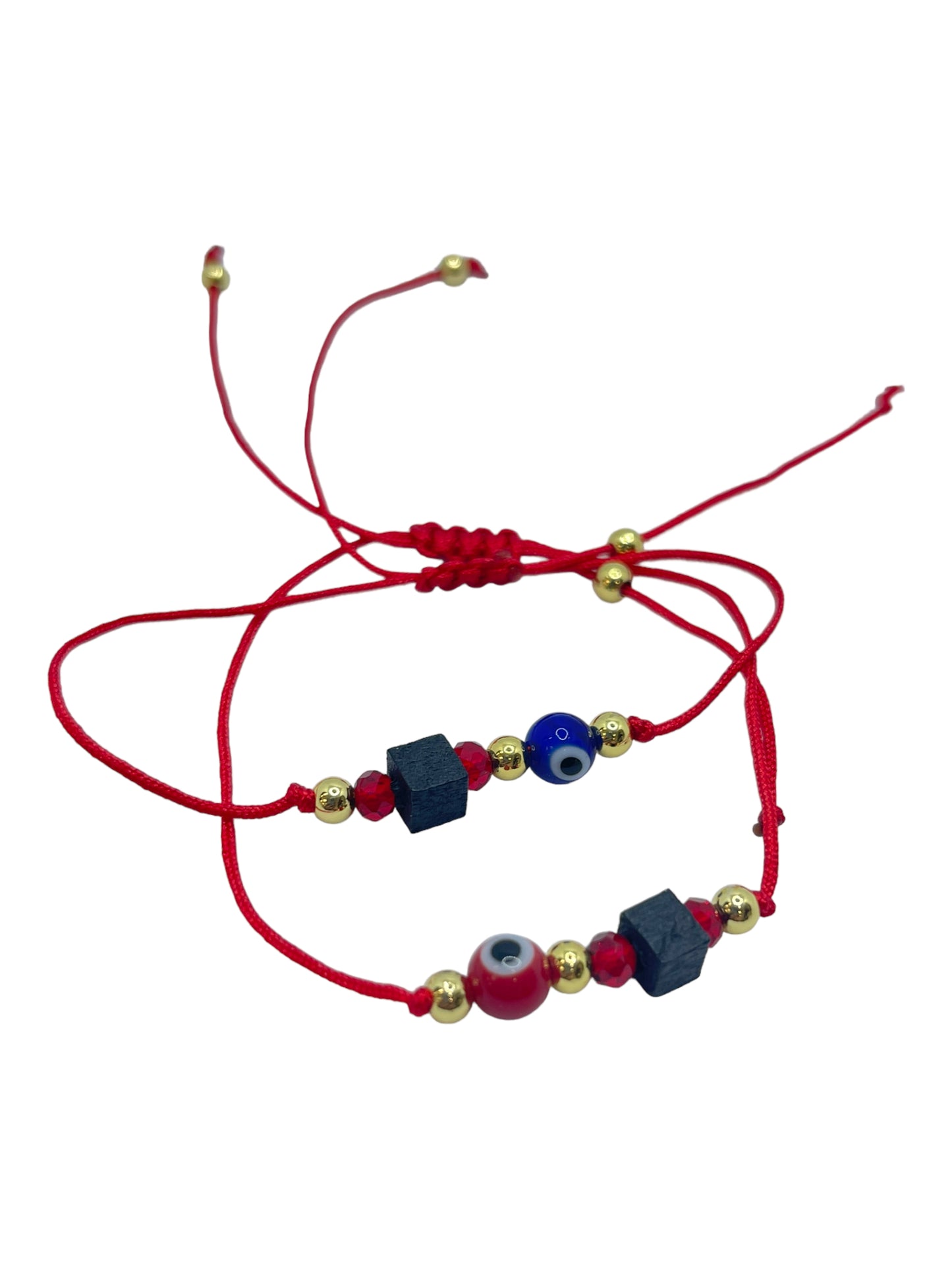 Azabache evil eye string red