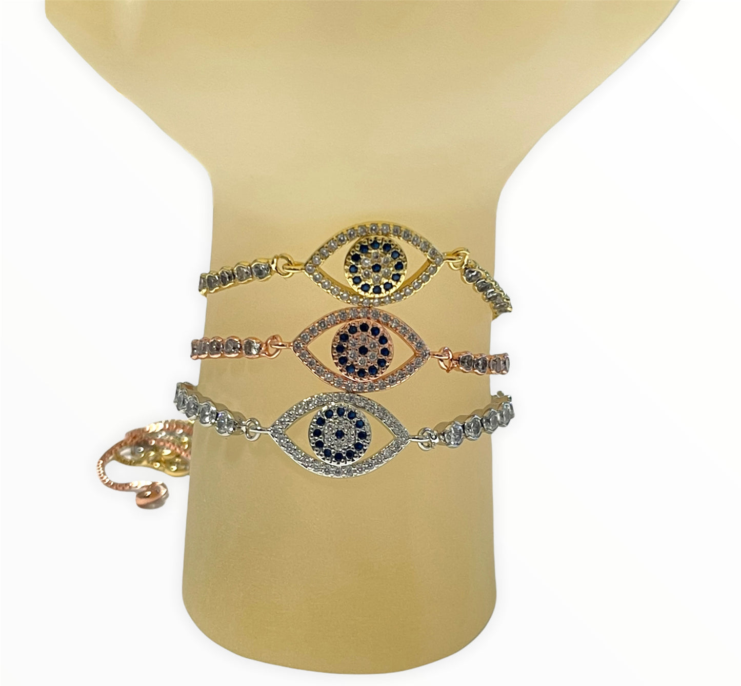 Turkish Eye Stone Tennis Bracelet