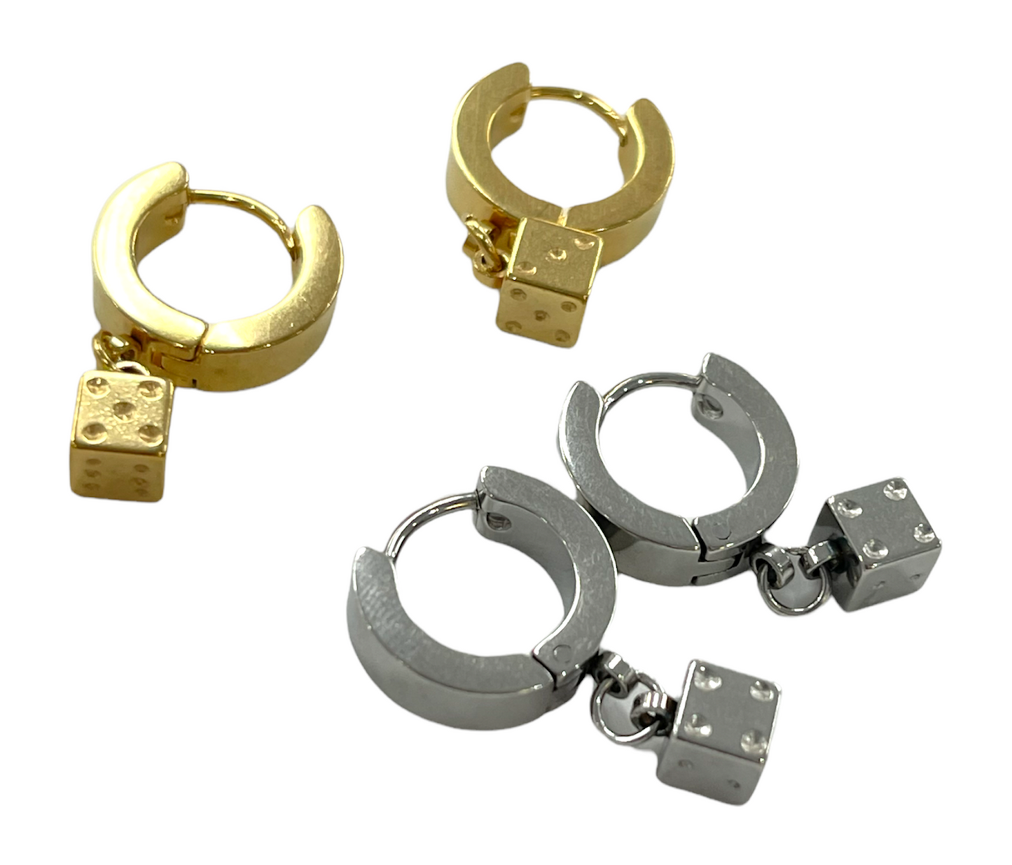 HUGGIES STAINLESS STEEL GIVEN CHARM