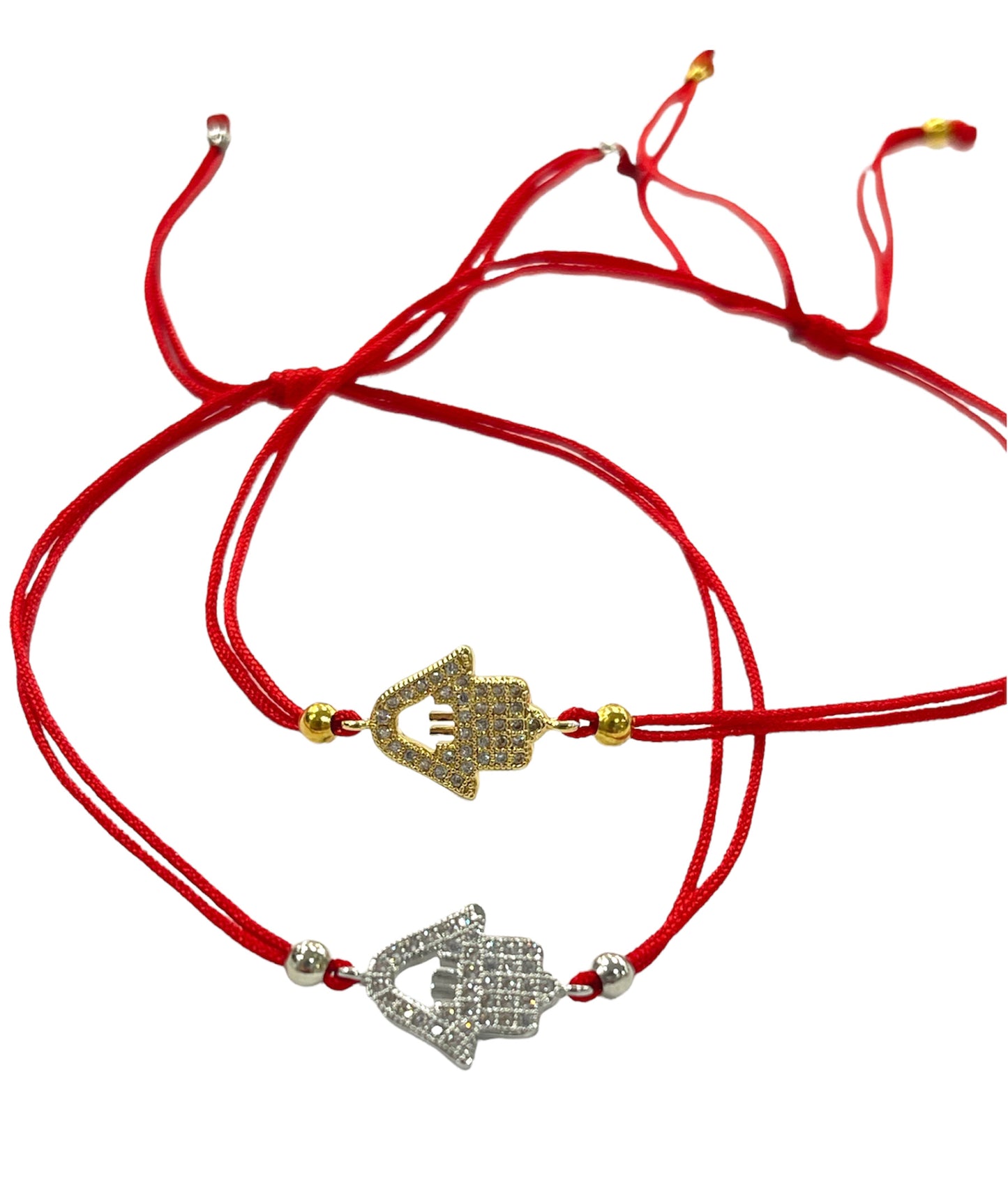 Hamsa of Fatima open Red string
