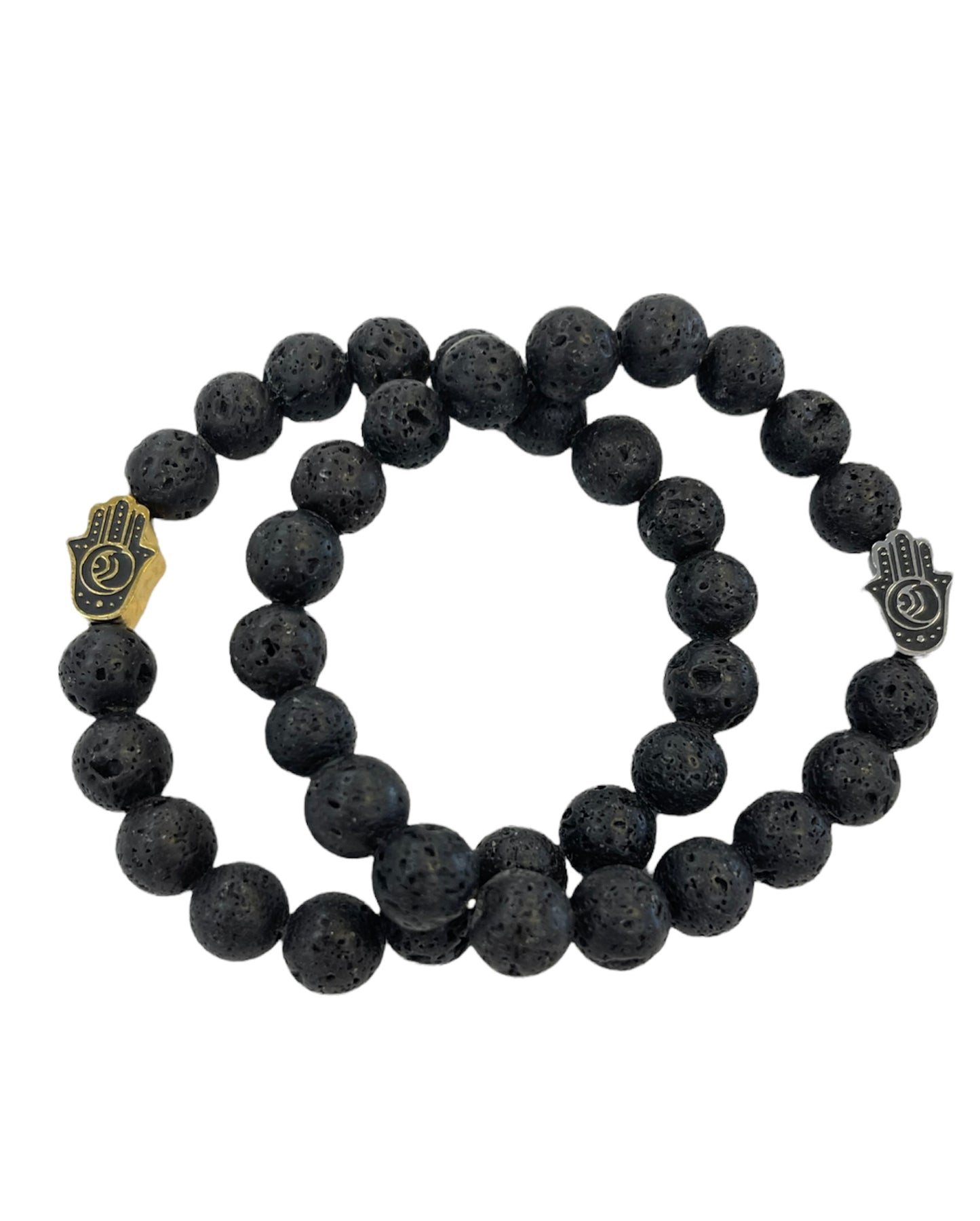 HAMSA STAINLESS STEEL BEADS 10MM