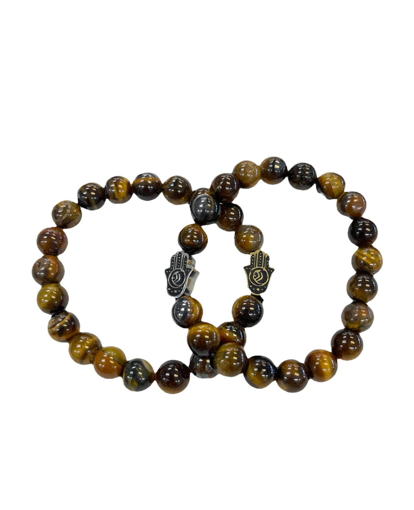 HAMSA STAINLESS STEEL BEADS 10MM