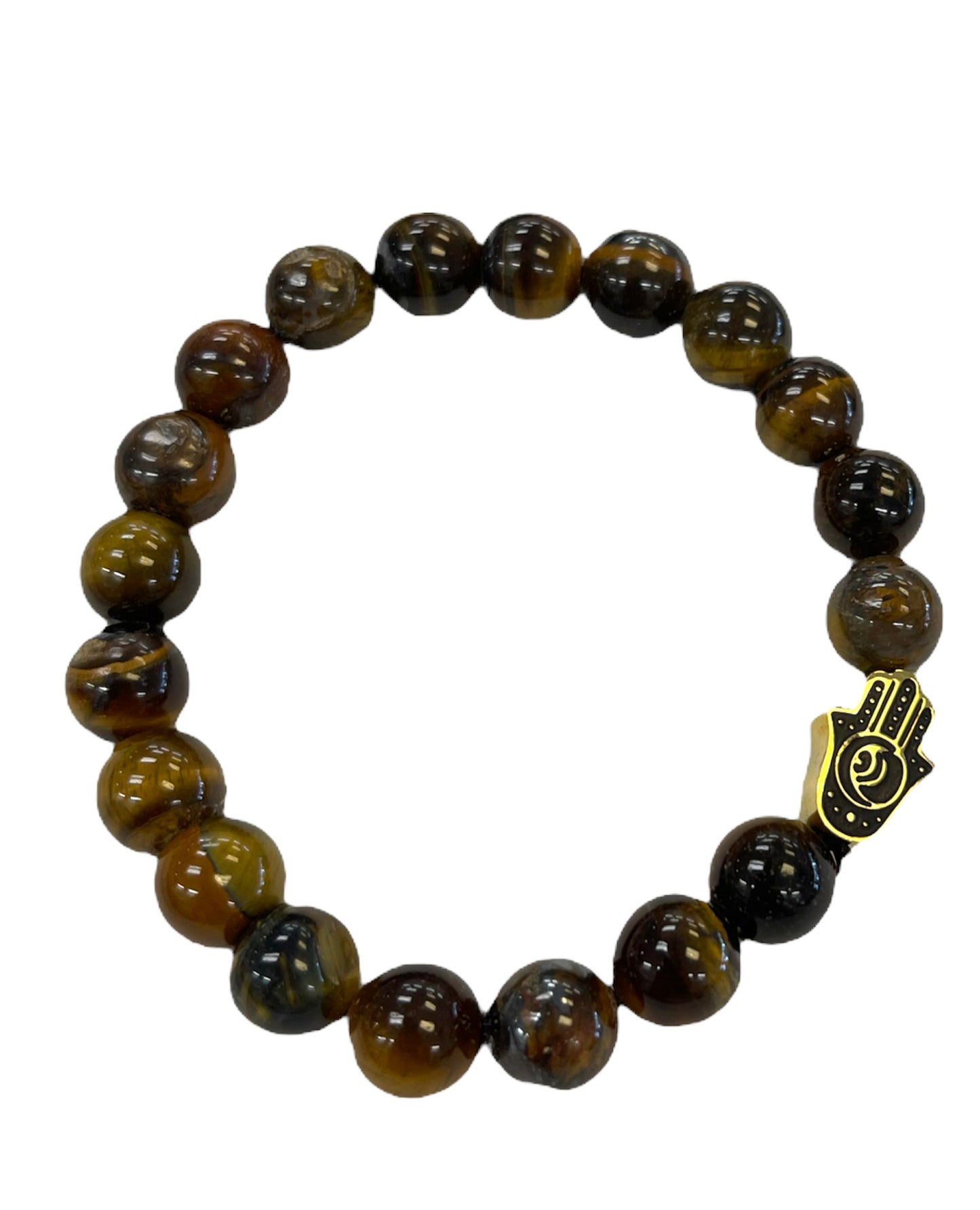 HAMSA STAINLESS STEEL BEADS 10MM