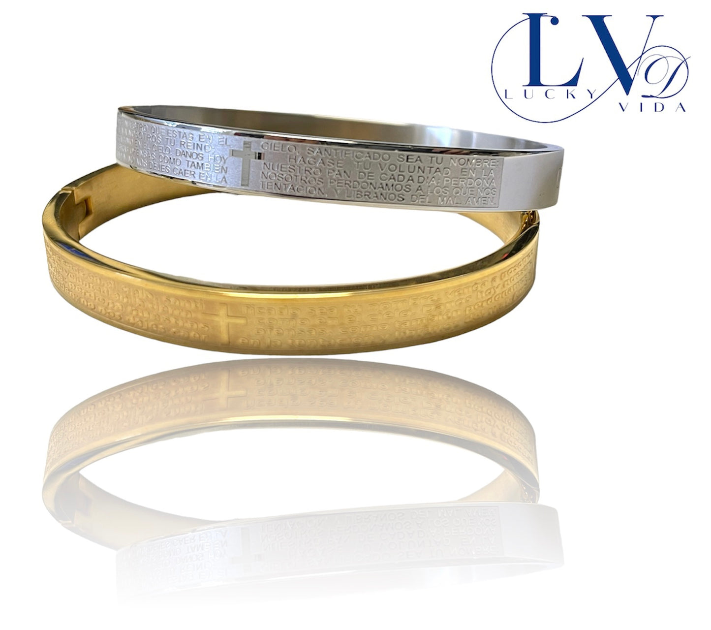 Our father bangle stainless steel
