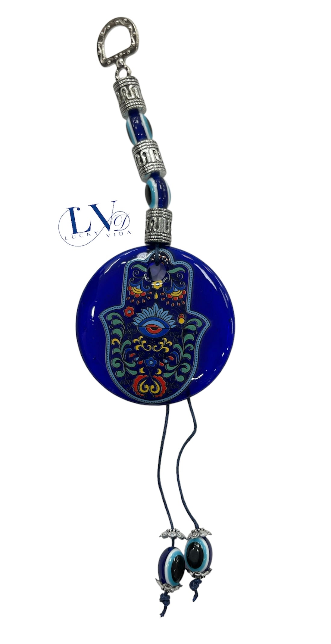 Glass decoration hamsa