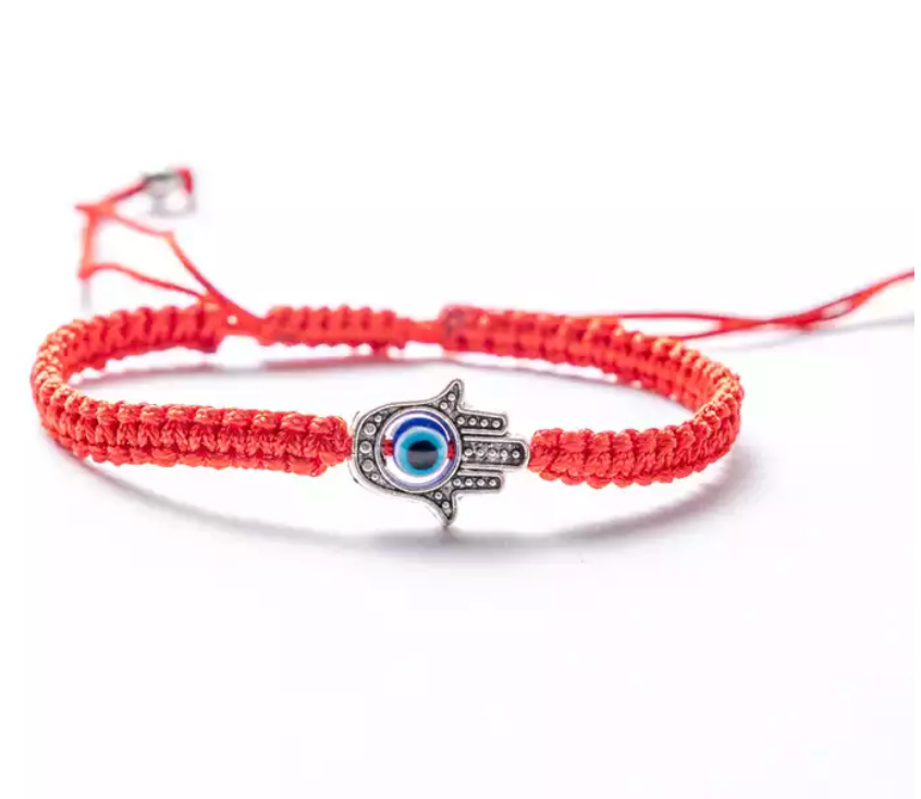 Hamsa Macrame with evil eye String DZ