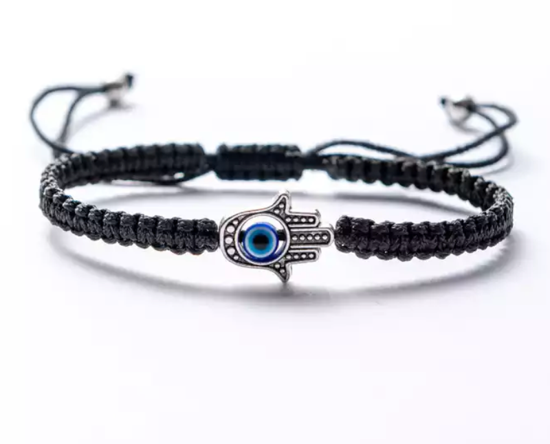 Hamsa Macrame with evil eye String DZ