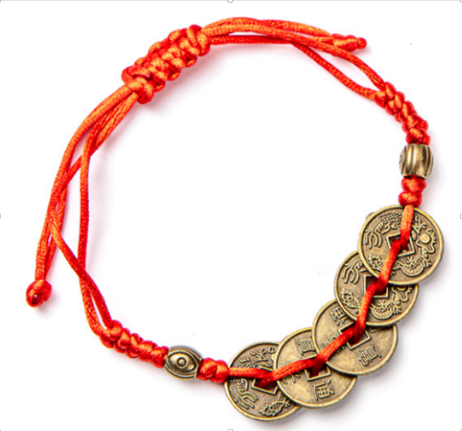 coins Chinese Red string DZ – LUCKY VIDA