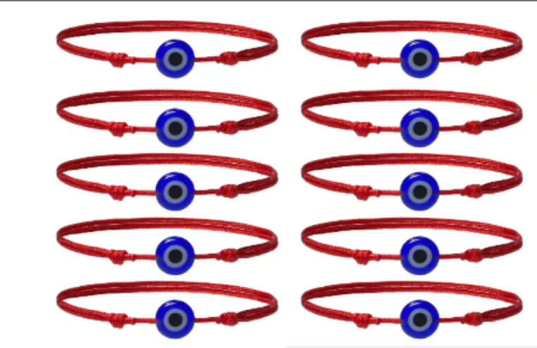 EVIL EYE RED STRING ONLY SIZE DZ