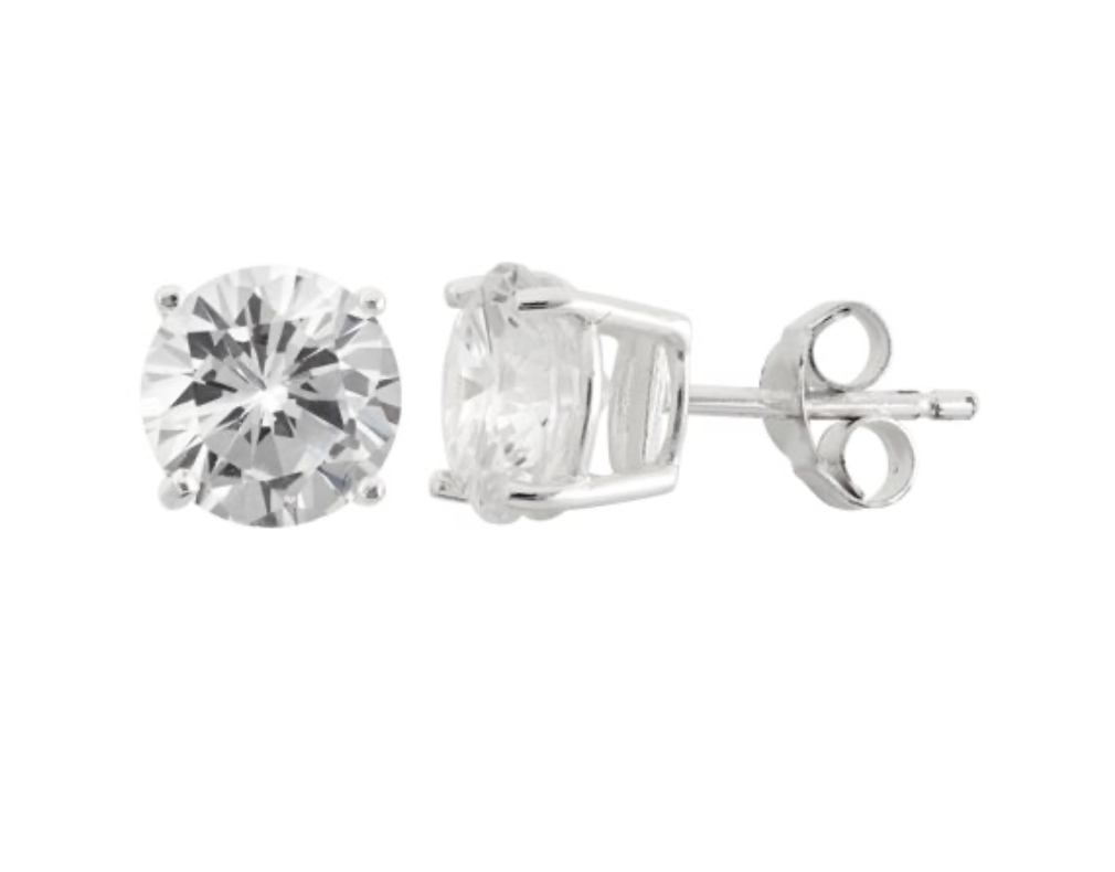 DISPLAY STAINLESS STEEL STUD EARRINGS (round)