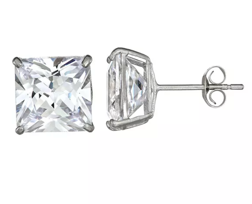 DISPLAY STAINLESS STEEL STUD EARRINGS (round)