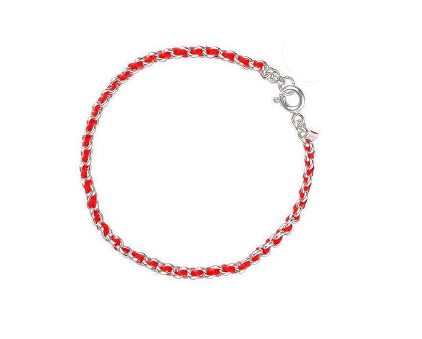 12 pcs KABBALAH STRING 7" AND 7.5" RED HAMSA