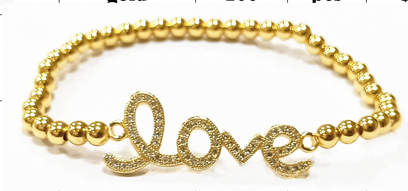 LOVE BEADS ZIRCONIA