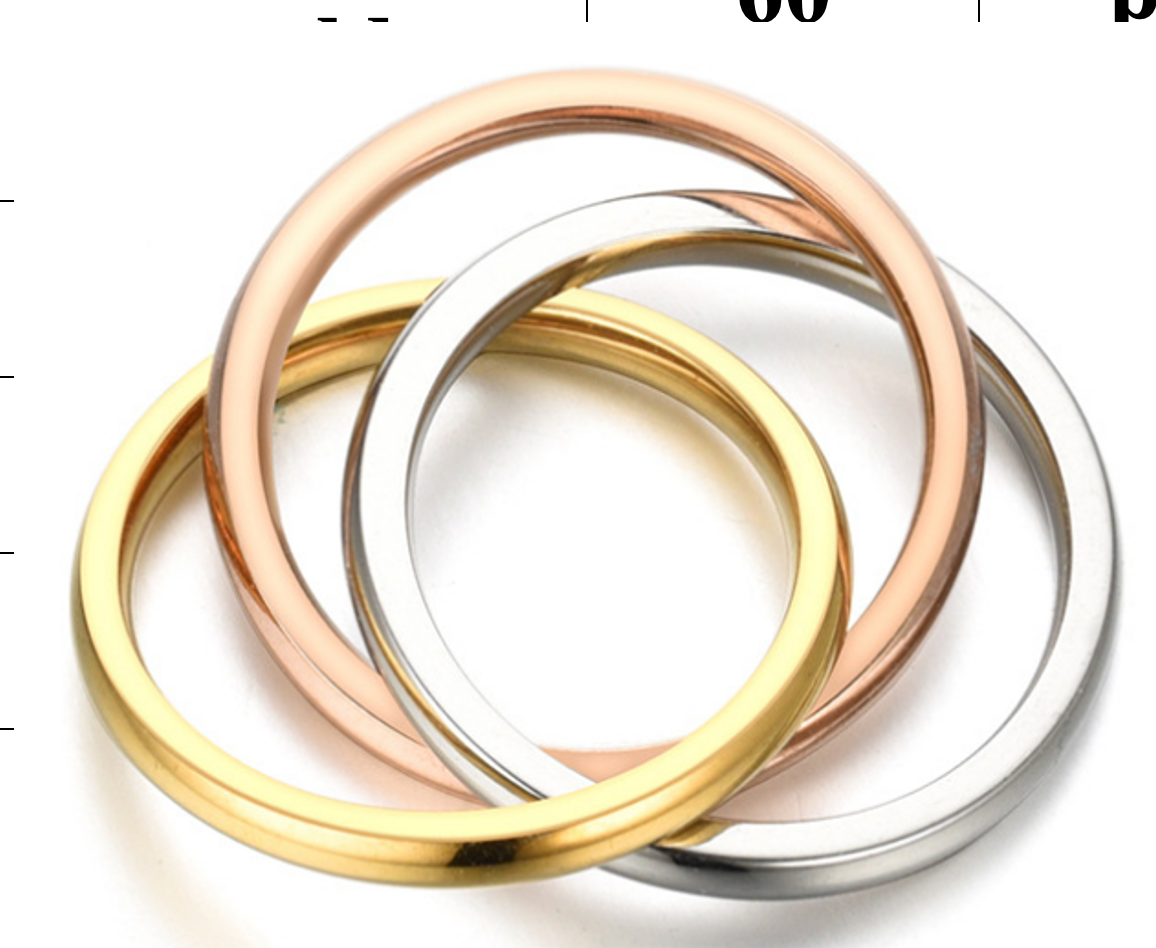 3Colors Ring stainless steel